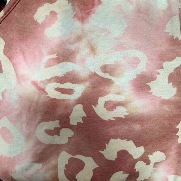 143 Story Pink Leopard Lounge Set | Fleece Lined Hoodie & Joggers - Picture 14 of 15